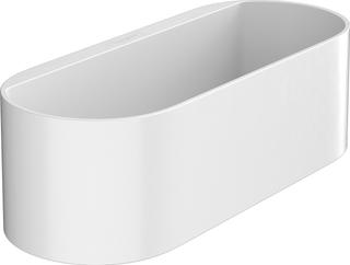 hansgrohe Ablagekorb WallStoris 250x100mm, Höhe 71mm, mattweiß