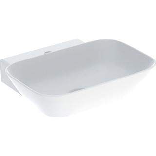 Geberit Aufsatz-Waschtisch One 50x42,5cm, Schale, o Ü, w K-T., HL mit.