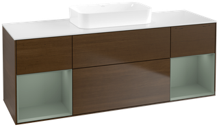 V&B Waschtisch-Unterschrank Finion 160x60,3x50,1cm, Reg Oli. m Lac, wal ven