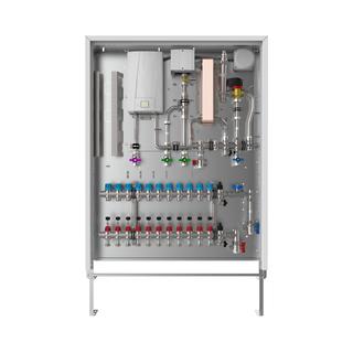 Strawa Whg-Station Friwara WSHY1-4L18-Cu 9 HK, hybrid, 11-13,5 kW, Aufputzschrank