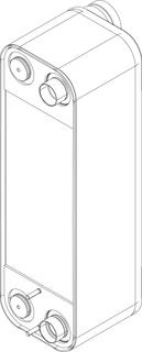 BOSCH Ersatzteil TTNR: 8738206733 Verdampfer ACH112AM-076 Alfa Laval