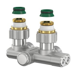 Flamco Einrohr-Umlenkstück US 1-P E/50 G 3/4 IGxG 1/2 AGxG 3/4 AG EK, Eck