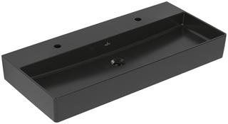 V&B Waschtisch Memento 2.0 100x47cm, 2xHahnloch, o. ÜL, eb C-plus