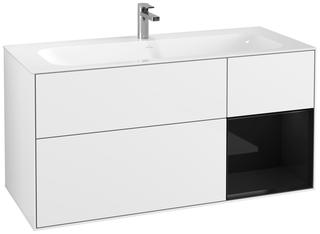 V&B WT-Unterschrank Wandbel. Finion 119,6x59,1cm, Rg r g b Lac, glo wh. Lac