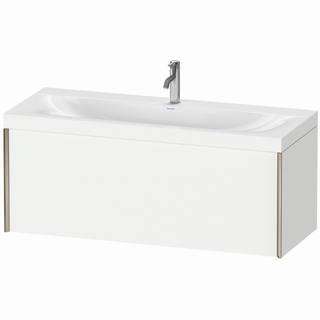 DU WTU XViu/Viu, 1 Ausz, 503x1200x480mm 1 HL, champ.m./weiß matt, Ra. 18 ES Ah.