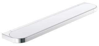 HEWI Ablage System 800 600mm, Platte Glas satiniert, verchromt