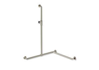 HEWI Duschhandlauf System 900 ver. St., AF R, 1250x765x765mm, ni. geb.