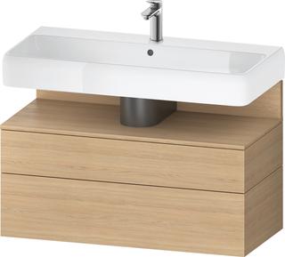 Duravit Waschtisch-Unterschrank Qatego 99x47x59cm, E Nat, 1 Schubkast., 1 Ausz.