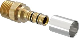 Uponor Press-Übergangsnippel Rapex 16mmxR 1/2, mit Presshülse