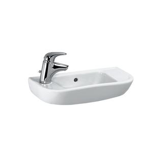 Laufen Handwaschbecken PRO B 50x25cm, m ÜL, Hahnloch links, weiß