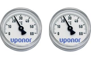 Uponor Thermometer SPI Vario Plus 0-60Grad C, 40mm
