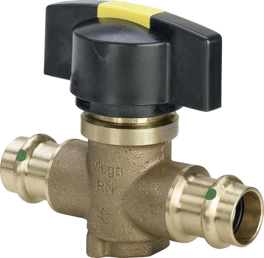 Artikelbild 1 des Artikels „Viega Freiflussventil Easytop 2278 18mm, Sil-br, SC-Contur, Pressanschluss 18 mm“