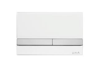 VitrA Betätigungsplatte Select 244x11,5x165mm, Gl., Ta. chr, f 2-Mg., w
