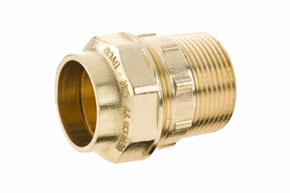 BEULCO PE-Übergangsstück 73012 Messing, 1/2"x16mm, Stützrohr lose