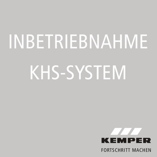 KEMPER Inbetriebnahme KHS-System KHS Logic-Systemsteuerung