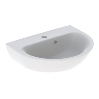 Geberit Handwaschbecken Renova 50x40cm, we/KeraTe, m Hahnl., m ÜL asym.