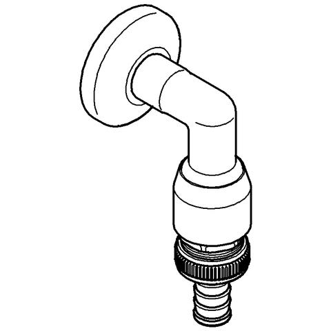Artikelbild 2 des Artikels „GROHE WAS-Schlauchanschlussbogen 1/2
