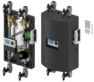 Uponor Pumpe Central Port P-group SPG32 DN 32, 5 m3/h, mit Mischer