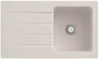 V&B Spüle Architectura 50 m Abl.garn, Hand., crema CeramicPlus