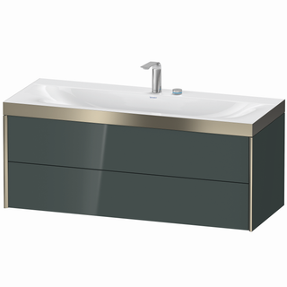 DU WTU XViu/Viu,2 SK,503x1200x480mm,2 HL champ.m/dolom. grey hg, Ra.B1 ES Nussb