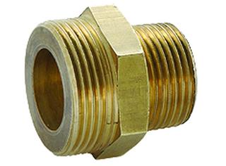 Leifeld Reduzier-Doppelnippel EUROTIS 1 1/4" AGx1 AG, MS, eins. ex. flachd.