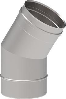 ETA Rauchrohrbogen 30Grad, 130mm, mit Dichtung