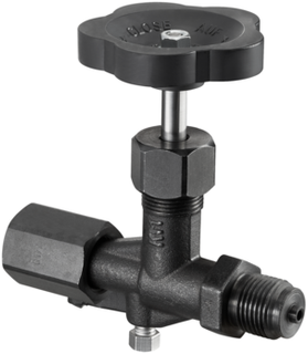 Oventrop Manometerabsperrventil DN 15, m Spannmuffe u Zapfen, Stahl/Niro