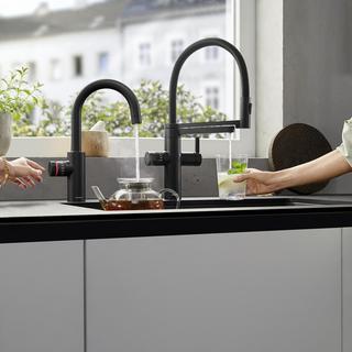 Blanco SPT-EHM DRINK. HOT EVOL MONO HD, schwarz matt (Sonderfarbe)