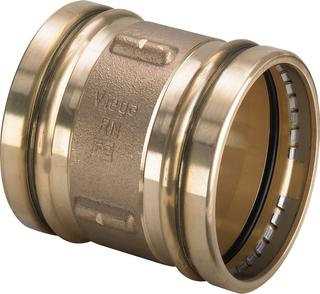 Viega XL-Muffe Sanpress 2215.5XLLF 88,9mm, m SC-Contur, labs-frei, Rotguss