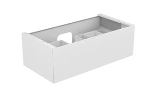 Keuco Waschtischunterschrank Edition 11 105x35x53,5cm, 1 Frontausz., Lac sw geb.