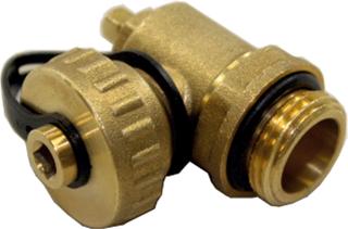Wolf FE-Hahn mit Kappe 90 flachd.AG 1/2"