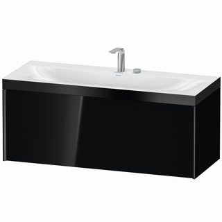 DU WTU XViu/Viu, 1 Ausz, 503x1200x480mm 2 HL, schw. m/ schw. hgl, Ra. B2 ES Ah.