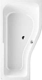 Polypex Raumspar-Badewanne GALA 170x90/65cm, bahamabeige, rechts