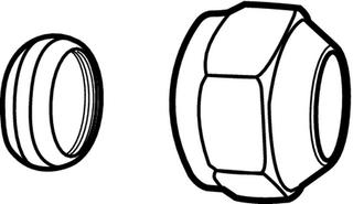 TA Anschlusskupplung TA 372 M 22x1,5, d= 18, mit Konus