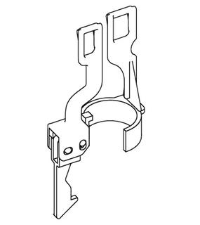 SCHELL Anker für Auslaufventil für MONTUS Spülkasten 8cm