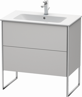 Duravit Waschtisch-Unterschrank XSquare 81x47,8cm, No we s-matt, 2 Ausz., steh.