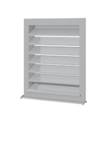 Wetterschutzgitter Aluminium