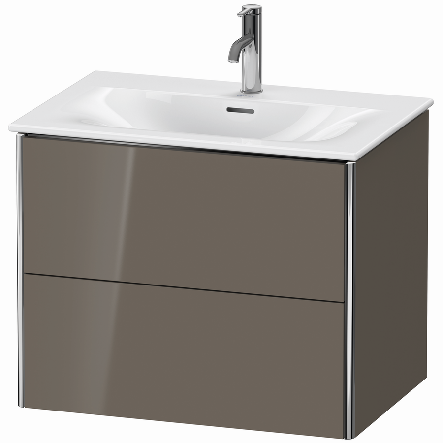 Artikelbild 1 des Artikels „DU WTU XSquare wandh.,560x710x478mm 2Schubkästen,flannel grey hgl. ES Ahorn “