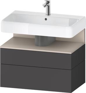 Duravit Waschtisch-Unterschrank Qatego 79x47x59cm, T m/Gr m, 1 Kast, 1 Ausz.