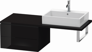 DU Unterschrank für Konsole L-Cube LC5838 Schwarz 547x620x400mm 2Sk.
