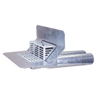 LORO Attika Doppelr.-Direktabl. Serie 43 DN 100, K-Fl, m Be, tief. Ro, Hauptentw.
