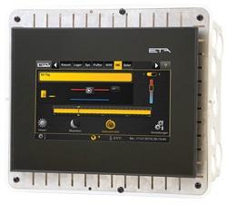 ETA Touchscreen-Bedieneinh. m UP-Gehäuse u PC Ethernet-Schnittstelle