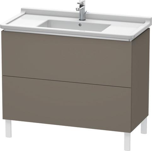Artikelbild 1 des Artikels „DU WTU stehend L-Cube 469x1020x712mm 2 Ausz.,030410,flannel grey sdm. ES Ahorn “