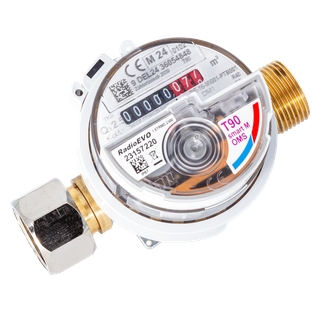 FORMAT Tec TK-Wasserzähler smart M OMS Zapfhahn, Q3-2,5, T90, k/w, m int. Funk