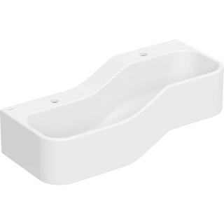 Geberit Spiel/Waschlandschaft Bambini 90 cm, 2 Waschplätze, tieferes Becken links