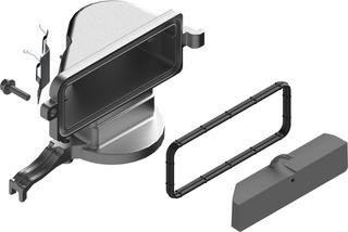 BOSCH Ersatzteil TTNR: 8737714115 Gas-Luft-Kanal WB5-II+