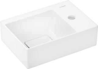 hansgrohe Handwaschbecken Xevolos E 360x250mm, HL re, o. ÜL, SmartClean, we