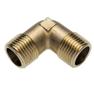Sanha Winkel PURAFIT 3091 3/8", 90G, bleif. Siliziumbr., beids. AG