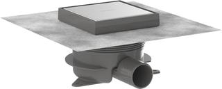 hansgrohe RainDrain Spot + Punktablauf Set, m höhenv. R, rü. befl, ES Finish