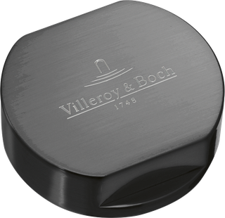 V&B Abdeckkappe ES, Anthrac., rund, für Doppeldrehgriff